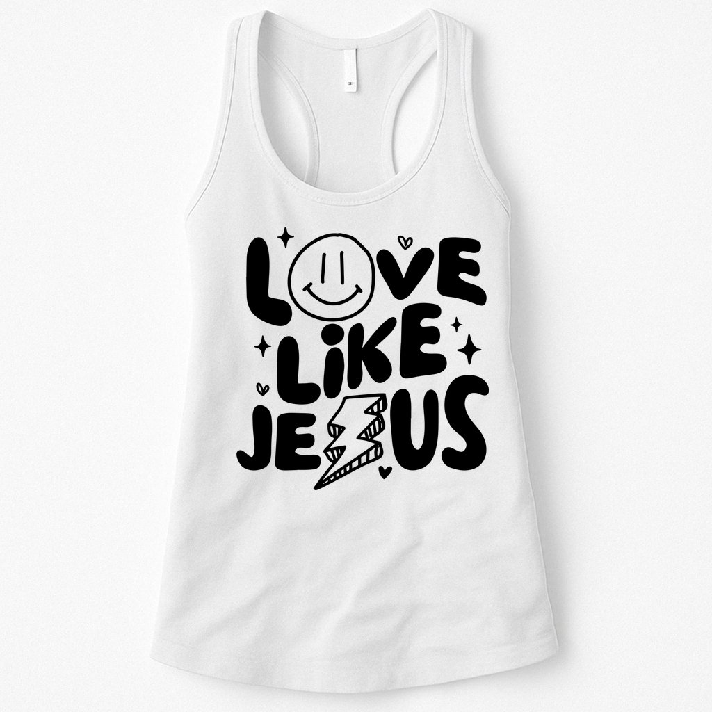 Love Like Jesus Christian Church Womens Tank Top