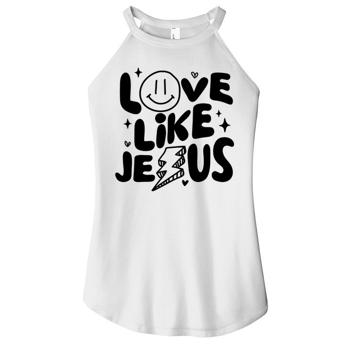 Love Like Jesus Christian Church Women's Perfect Tri Rocker Tank