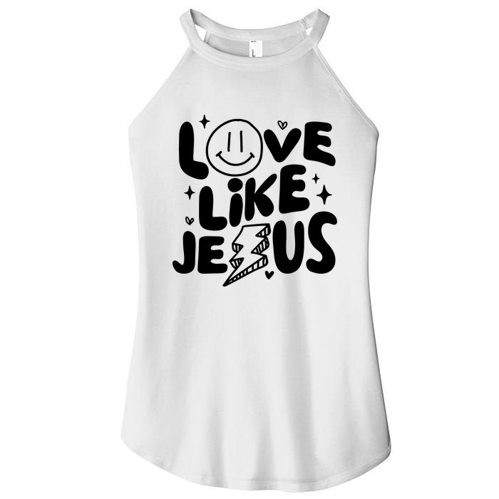 Love Like Jesus Christian Church Women's Perfect Tri Rocker Tank