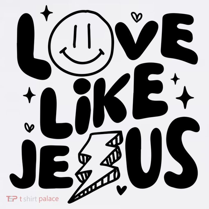Love Like Jesus Christian Church Women's V-Neck T-Shirt