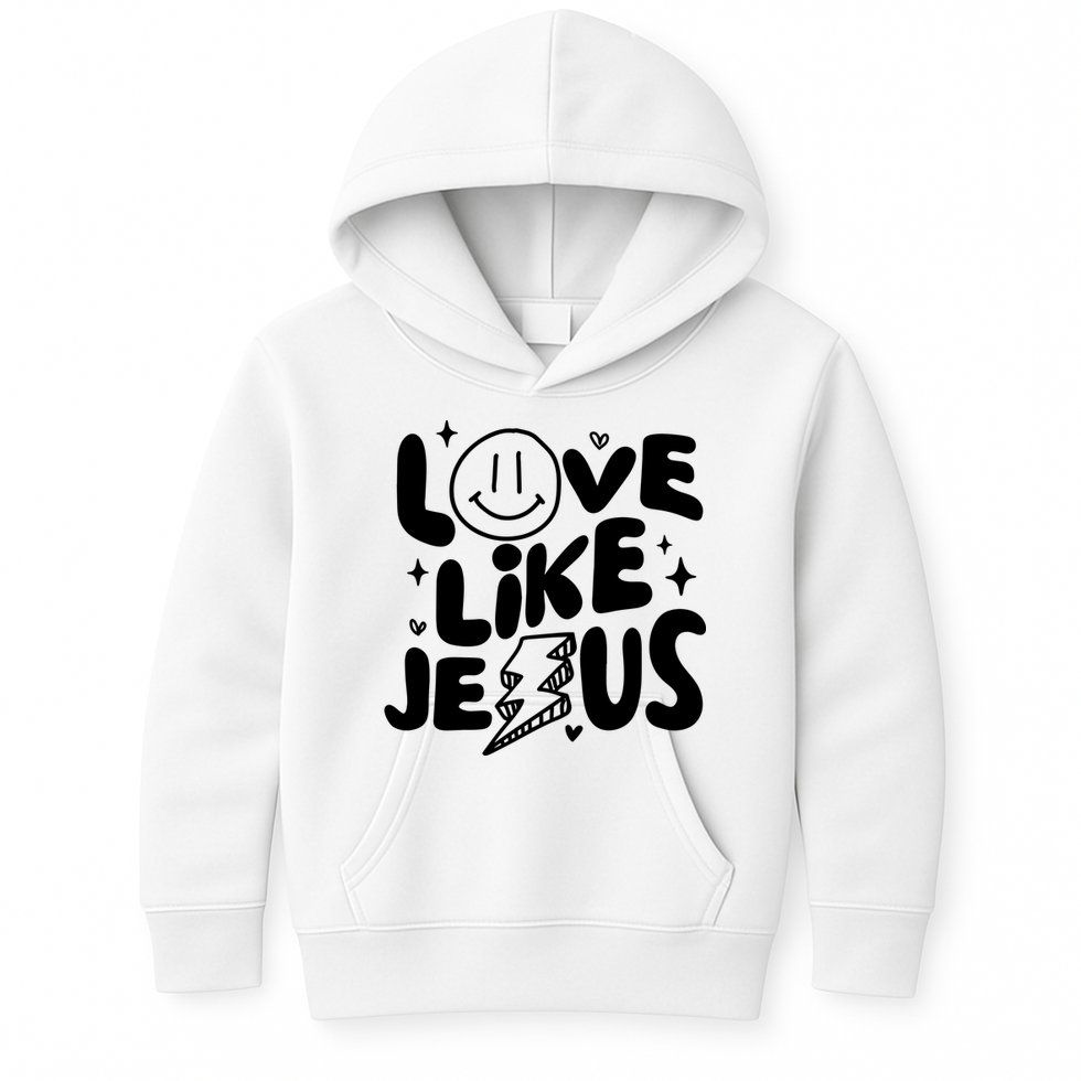 Love Like Jesus Christian Church Kids Hoodie