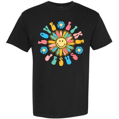 Love Like Jesus Religious God Funny Christian Garment-Dyed Heavyweight T-Shirt