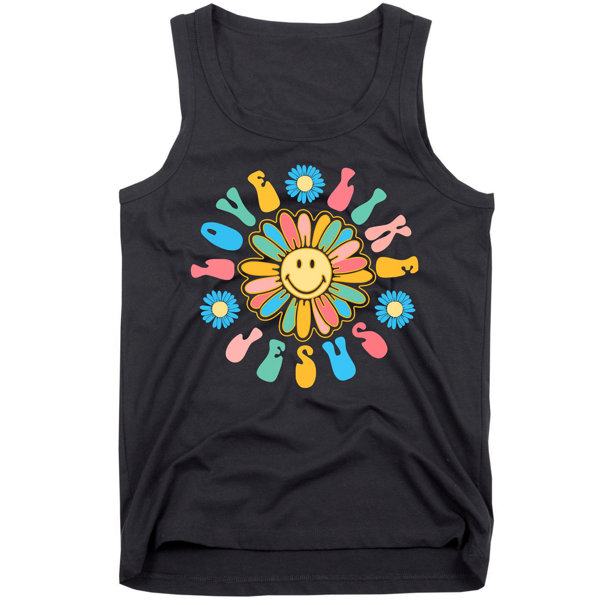 Love Like Jesus Religious God Funny Christian Tank Top