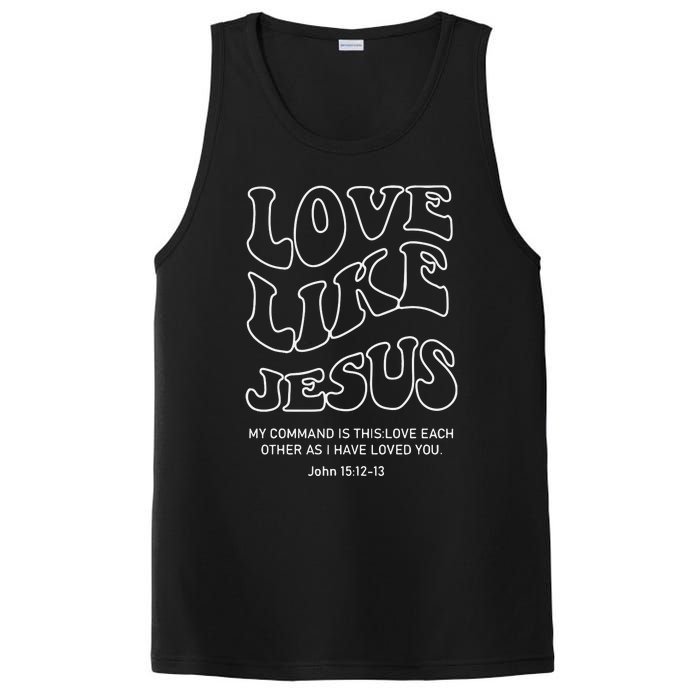 Love Like Jesus Christian PosiCharge Competitor Tank