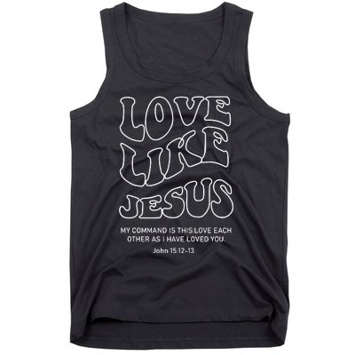 Love Like Jesus Christian Tank Top