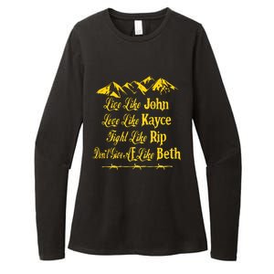 Live Like John Love Like Kayce Womens CVC Long Sleeve Shirt