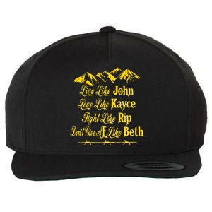 Live Like John Love Like Kayce Wool Snapback Cap