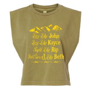 Live Like John Love Like Kayce Garment-Dyed Women's Muscle Tee