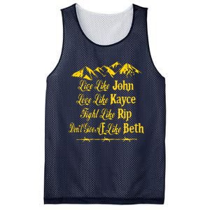 Live Like John Love Like Kayce Mesh Reversible Basketball Jersey Tank