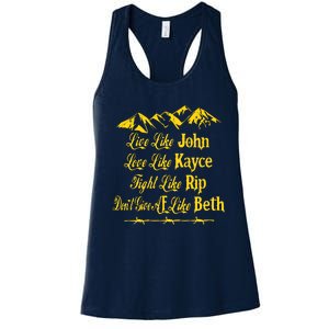 Live Like John Love Like Kayce Women's Racerback Tank