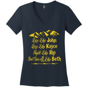 Live Like John Love Like Kayce Women's V-Neck T-Shirt