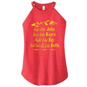 Live Like John Love Like Kayce Women's Perfect Tri Rocker Tank