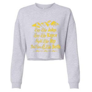 Live Like John Love Like Kayce Cropped Pullover Crew