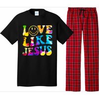 Love Like Jesus Tie Dye Faith Christian Jesus Pajama Set