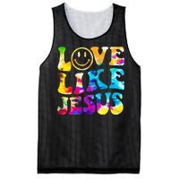 Love Like Jesus Tie Dye Faith Christian Jesus Mesh Reversible Basketball Jersey Tank