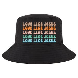 Love Like Jesus Retro Colorful Christian Cool Comfort Performance Bucket Hat