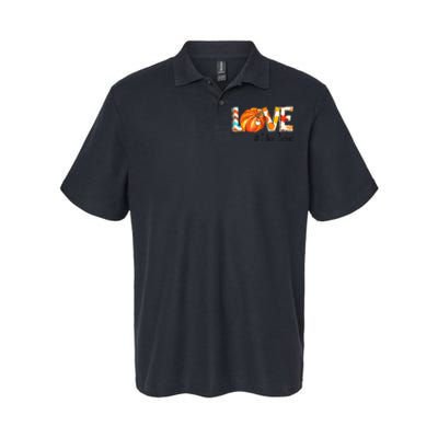 Love Like Jesus Fall For Jesus Pumpkin Thanksgiving Softstyle Adult Sport Polo