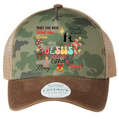 Love Like Jesus Christmas Let Us Adore Him Legacy Tie Dye Trucker Hat