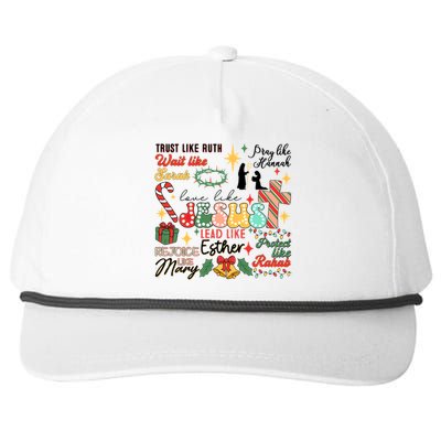 Love Like Jesus Christmas Let Us Adore Him Snapback Five-Panel Rope Hat