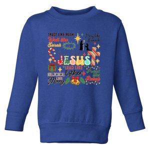 Love Like Jesus Christmas Let Us Adore Him Toddler Sweatshirt