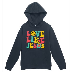 Love Like Jesus Retro God Religious Christian Urban Pullover Hoodie