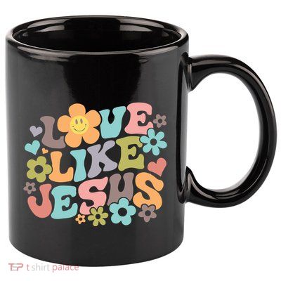 Love Like Jesus Religious Gifts Bible Verse 11oz C Handle Ceramic Mug