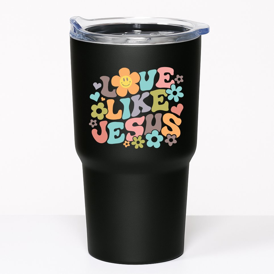 Love Like Jesus Religious Gifts Bible Verse Tumbler