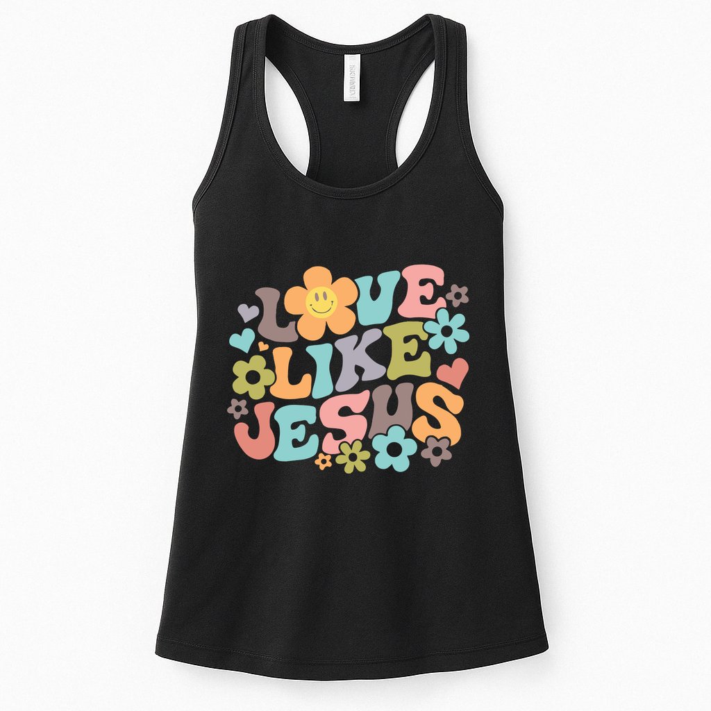 Love Like Jesus Religious Gifts Bible Verse Womens Tank Top