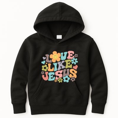 Love Like Jesus Religious Gifts Bible Verse Kids Hoodie