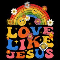 Love Like Jesus Positive Catholic Preppy Retro Christian Impact Tech Backpack