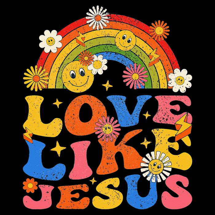 Love Like Jesus Positive Catholic Preppy Retro Christian Impact Tech Backpack