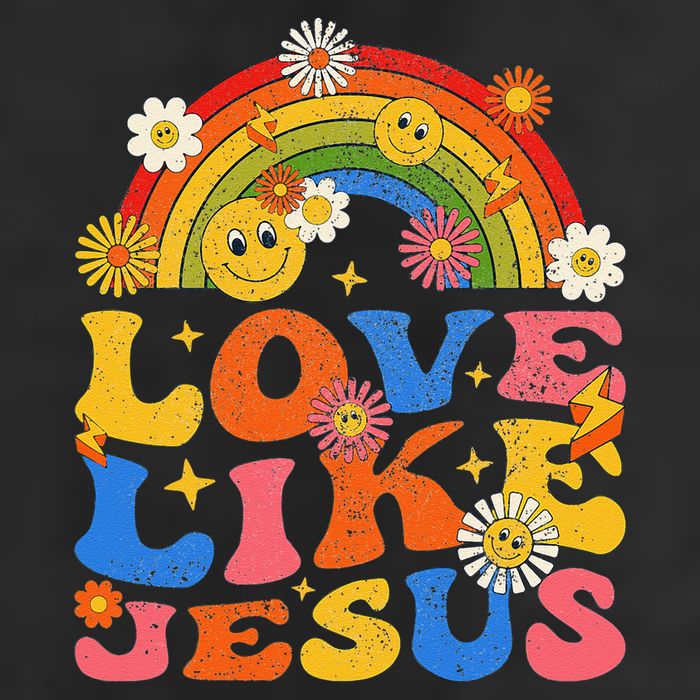 Love Like Jesus Positive Catholic Preppy Retro Christian Hat