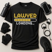 Lawyer Loading Judge Law Justice Attorney Lawyer Cooling Performance Crew T-Shirt