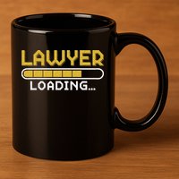 Lawyer Loading Judge Law Justice Attorney Lawyer 11oz C Handle Ceramic Mug