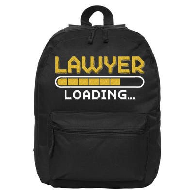 Lawyer Loading Judge Law Justice Attorney Lawyer 16 in Basic Backpack