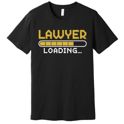 Lawyer Loading Judge Law Justice Attorney Lawyer Premium T-Shirt