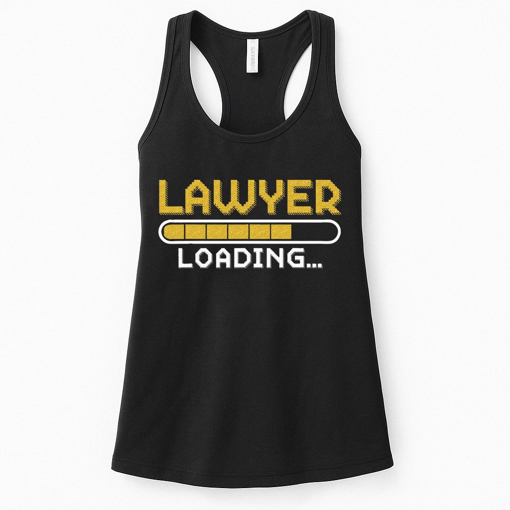 Lawyer Loading Judge Law Justice Attorney Lawyer Womens Tank Top
