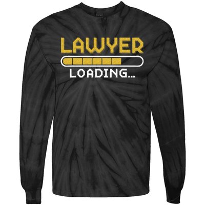 Lawyer Loading Judge Law Justice Attorney Lawyer Tie-Dye Long Sleeve Shirt