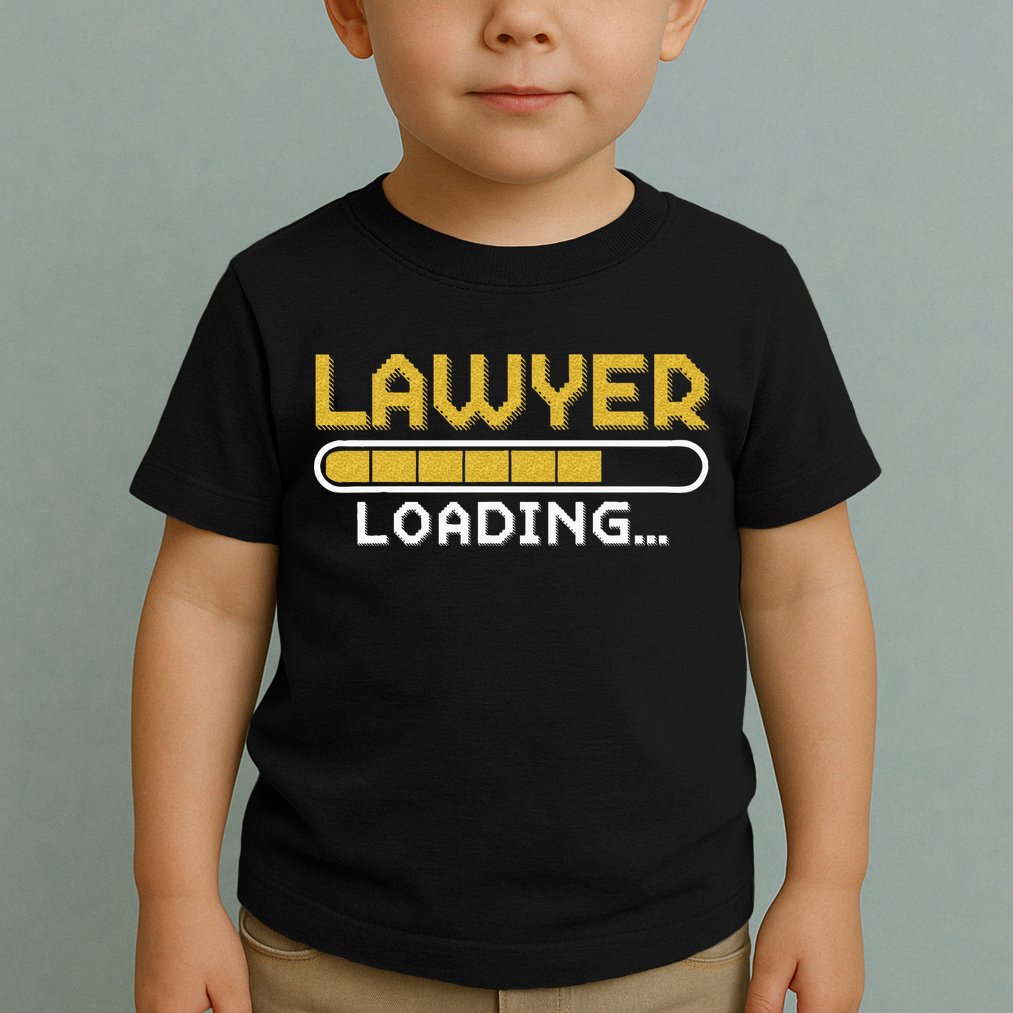 Lawyer Loading Judge Law Justice Attorney Lawyer Toddler T-Shirt