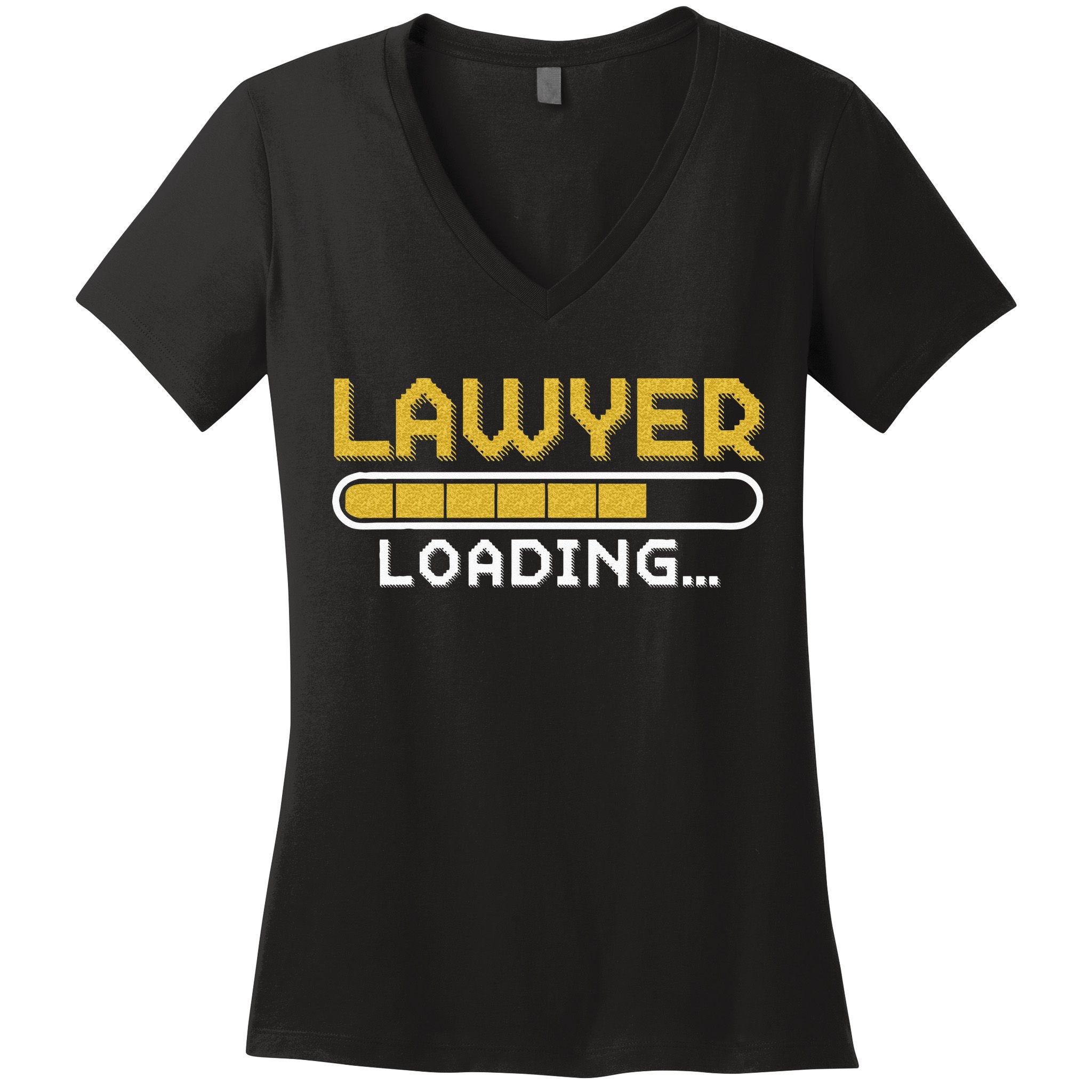 Lawyer Loading Judge Law Justice Attorney Lawyer Women's V-Neck T-Shirt