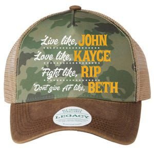 Live Like John Love Like Kayce Fight Like Rip Legacy Tie Dye Trucker Hat