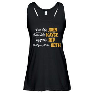 Live Like John Love Like Kayce Fight Like Rip Ladies Essential Flowy Tank