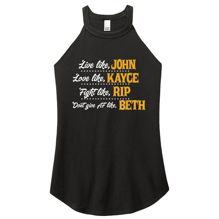 Live Like John Love Like Kayce Fight Like Rip Women's Perfect Tri Rocker Tank