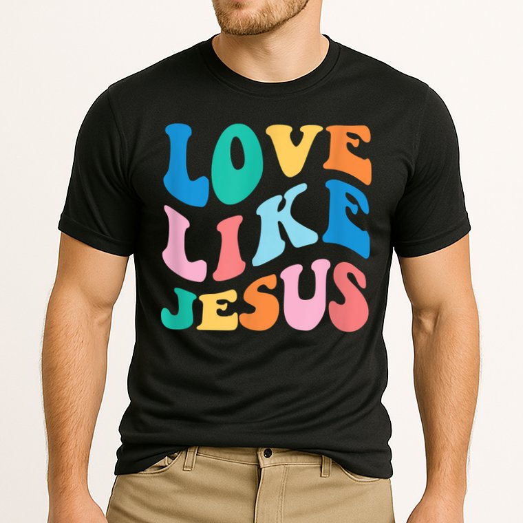 Love Like Jesus Graphic Tee Cooling Performance Crew T-Shirt