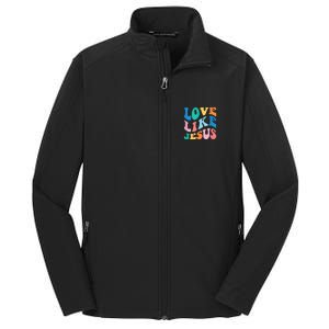 Love Like Jesus Graphic Tee Core Soft Shell Jacket