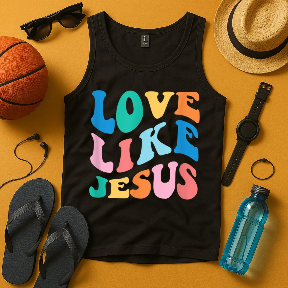 Love Like Jesus Graphic Tee Tank Top