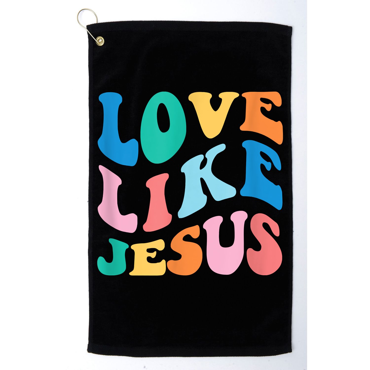 Love Like Jesus Graphic Tee Golf Towel