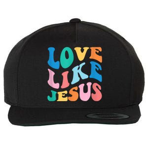 Love Like Jesus Graphic Tee Wool Snapback Cap