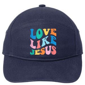 Love Like Jesus Graphic Tee 7-Panel Snapback Hat