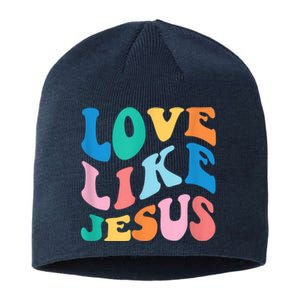 Love Like Jesus Graphic Tee Sustainable Beanie